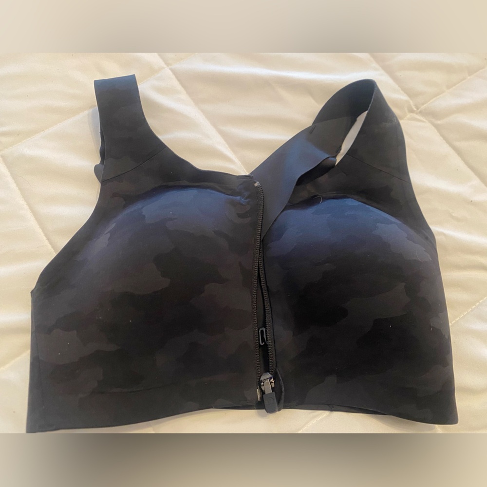 Lululemon Enlite Zip Front Sports Bra